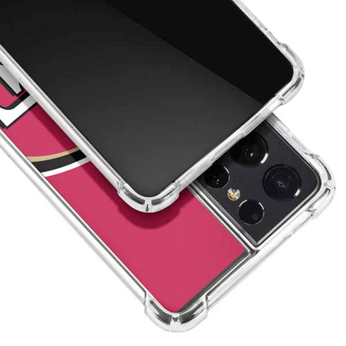 NFL San Francisco 49ers Large Logo Galaxy S21 Ultra 5G Clear Case