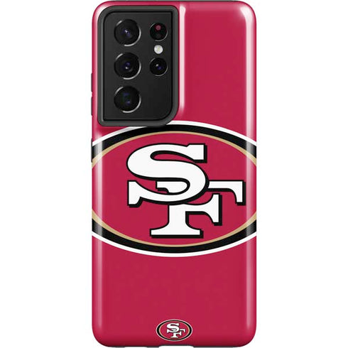 NFL San Francisco 49ers Large Logo Galaxy S21 Ultra 5G Pro Case