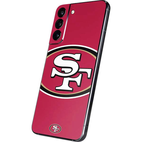 NFL San Francisco 49ers Large Logo Galaxy S22 Plus Skin