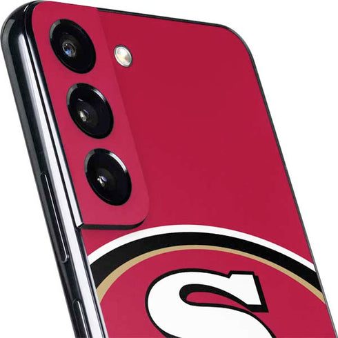NFL San Francisco 49ers Large Logo Galaxy S22 Plus Skin