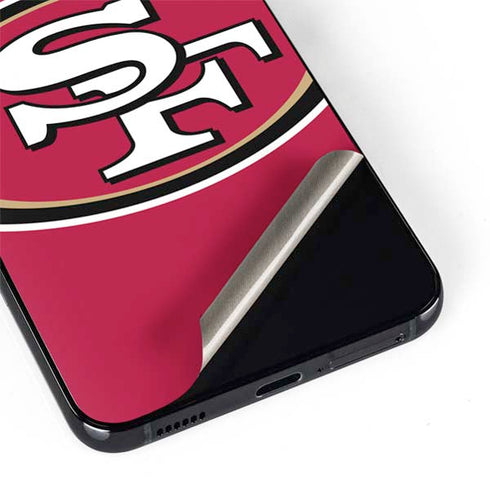 NFL San Francisco 49ers Large Logo Galaxy S22 Plus Skin