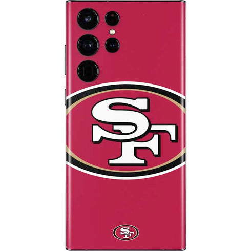NFL San Francisco 49ers Large Logo Galaxy S22 Ultra Skin