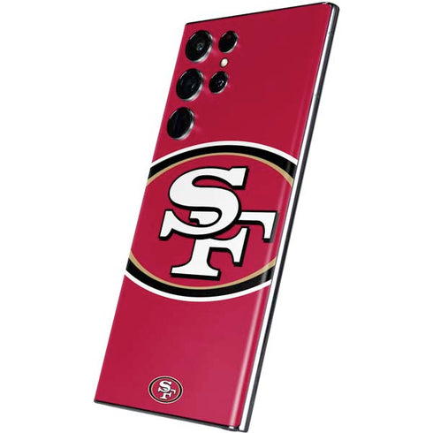 NFL San Francisco 49ers Large Logo Galaxy S22 Ultra Skin