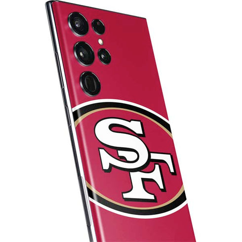 NFL San Francisco 49ers Large Logo Galaxy S22 Ultra Skin