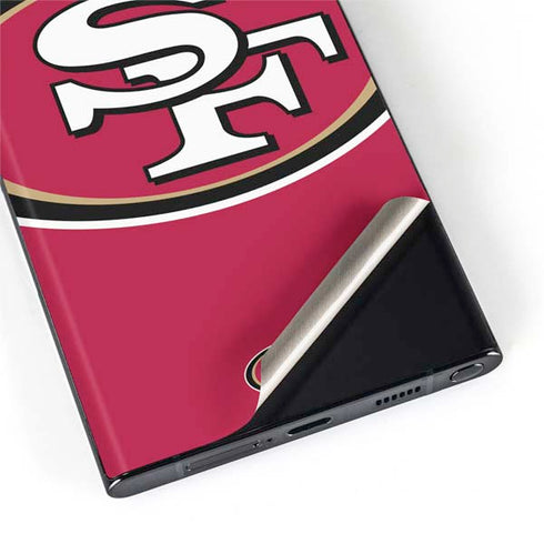 NFL San Francisco 49ers Large Logo Galaxy S22 Ultra Skin