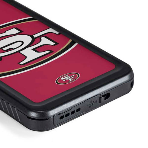 NFL San Francisco 49ers Large Logo Galaxy S23 Plus Waterproof Case