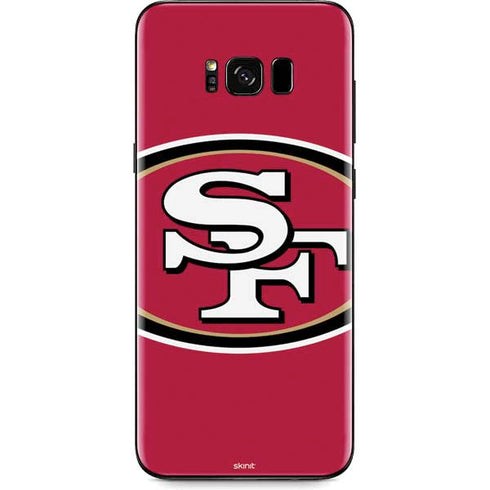 NFL San Francisco 49ers Large Logo Galaxy S8 Plus Skin