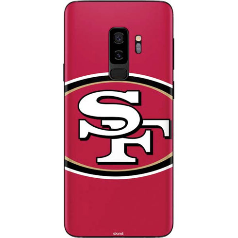 NFL San Francisco 49ers Large Logo Galaxy S9 Plus Skin