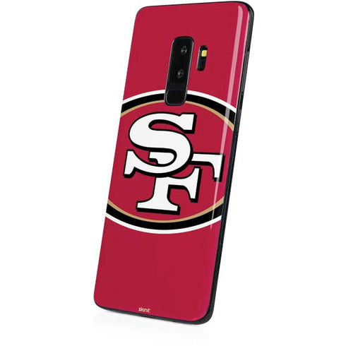 NFL San Francisco 49ers Large Logo Galaxy S9 Plus Skin
