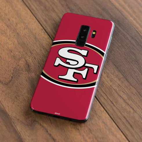 NFL San Francisco 49ers Large Logo Galaxy S9 Plus Skin