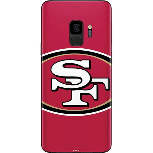 NFL San Francisco 49ers Large Logo Galaxy S9 Skin