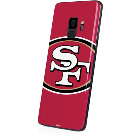 NFL San Francisco 49ers Large Logo Galaxy S9 Skin