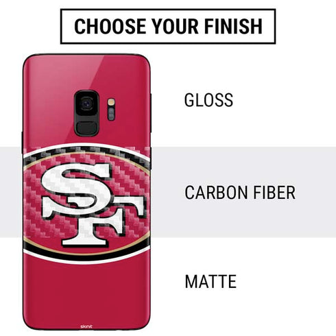 NFL San Francisco 49ers Large Logo Galaxy S9 Skin