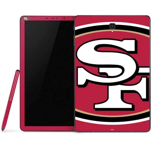 NFL San Francisco 49ers Large Logo Samsung Galaxy Tab Skin