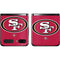 NFL San Francisco 49ers Large Logo Galaxy Z Flip Skin