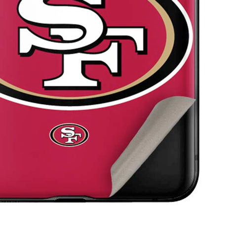NFL San Francisco 49ers Large Logo Galaxy Z Flip Skin