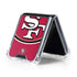 NFL San Francisco 49ers Large Logo Galaxy Z Flip5 5G Clear Case