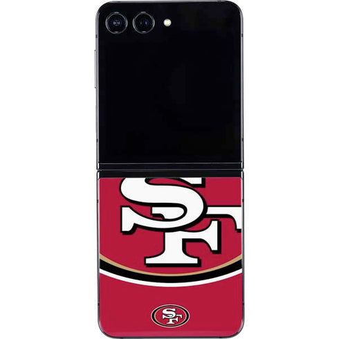NFL San Francisco 49ers Large Logo Galaxy Z Flip5 5G Skin