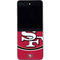 NFL San Francisco 49ers Large Logo Galaxy Z Flip5 5G Skin