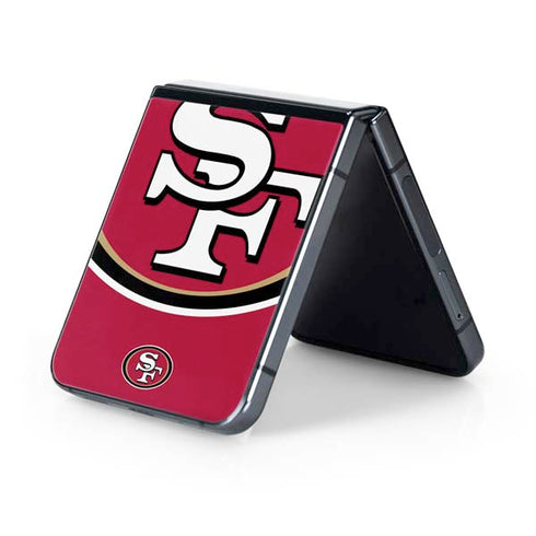 NFL San Francisco 49ers Large Logo Galaxy Z Flip5 5G Skin
