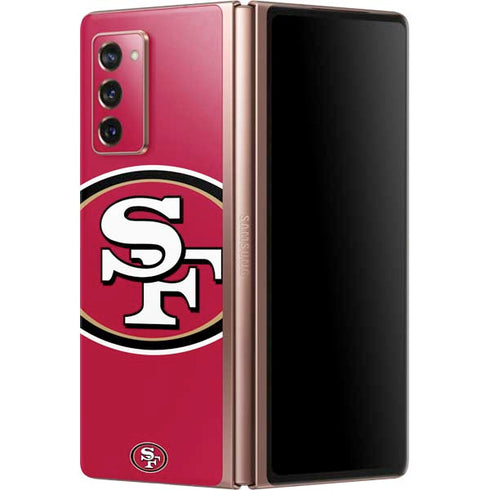 NFL San Francisco 49ers Large Logo Galaxy Z Fold2 5G Skin