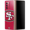 NFL San Francisco 49ers Large Logo Galaxy Z Fold2 5G Skin