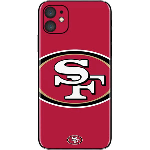 NFL San Francisco 49ers Large Logo iPhone 11 Skin