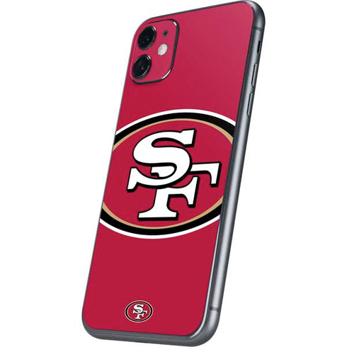 NFL San Francisco 49ers Large Logo iPhone 11 Skin