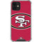 NFL San Francisco 49ers Large Logo iPhone 12 Clear Case