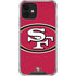 NFL San Francisco 49ers Large Logo iPhone 12 Mini Clear Case
