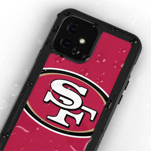 NFL San Francisco 49ers Large Logo iPhone 12 Mini Waterproof Case