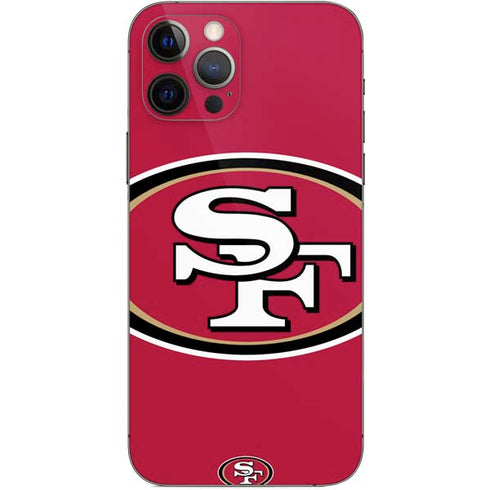 NFL San Francisco 49ers Large Logo iPhone 12 Pro Skin