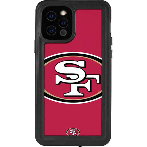 NFL San Francisco 49ers Large Logo iPhone 12 Pro Waterproof Case