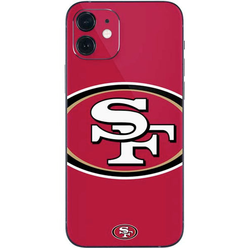 NFL San Francisco 49ers Large Logo iPhone 12 Skin