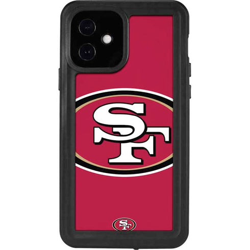 NFL San Francisco 49ers Large Logo iPhone 12 Waterproof Case