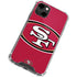 NFL San Francisco 49ers Large Logo iPhone 13 Clear Case