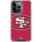 NFL San Francisco 49ers Large Logo iPhone 13 Pro Clear Case