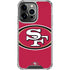 NFL San Francisco 49ers Large Logo iPhone 13 Pro Clear Case