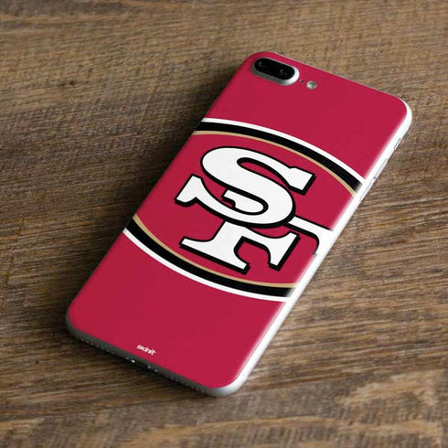 NFL San Francisco 49ers Large Logo iPhone 8 Plus Skin