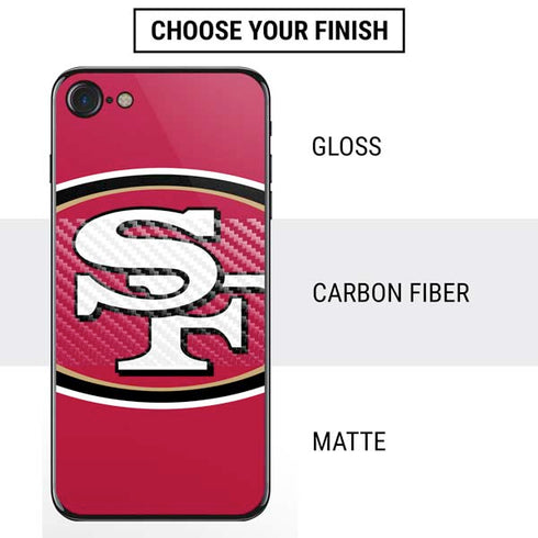 NFL San Francisco 49ers Large Logo iPhone SE (2nd & 3rd Gen) Skin