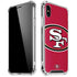 NFL San Francisco 49ers Large Logo iPhone X/XS Clear Case