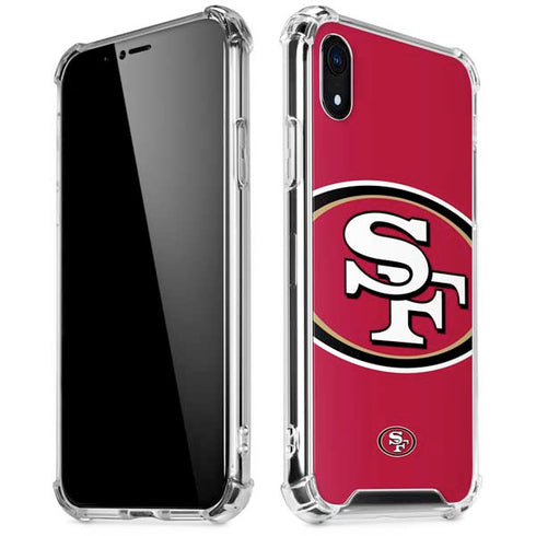 NFL San Francisco 49ers Large Logo iPhone XR Clear Case