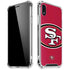 NFL San Francisco 49ers Large Logo iPhone XR Clear Case