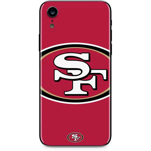NFL San Francisco 49ers Large Logo iPhone XR Skin