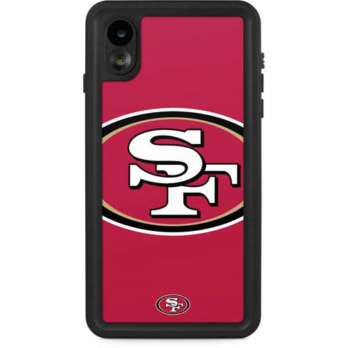 NFL San Francisco 49ers Large Logo iPhone XR Waterproof Case
