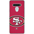 NFL San Francisco 49ers Large Logo LG Stylo 6 Clear Case