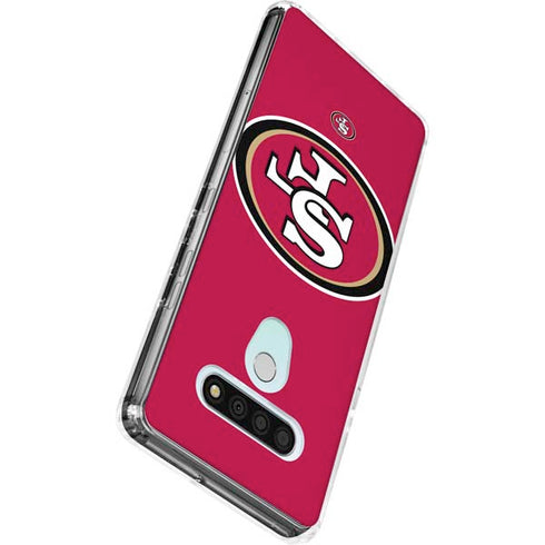 NFL San Francisco 49ers Large Logo LG Stylo 6 Clear Case