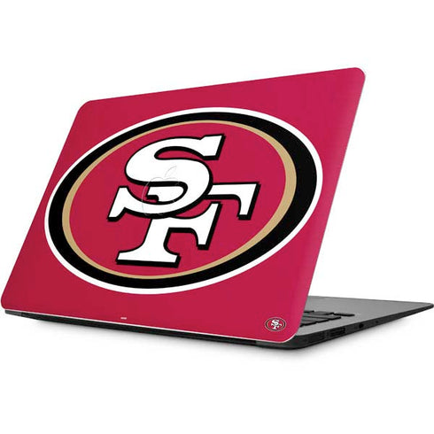 NFL San Francisco 49ers Large Logo Apple MacBook Skin