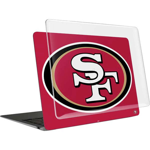 NFL San Francisco 49ers Large Logo MacBook Air 13in M1 (2021) Case plus Skin