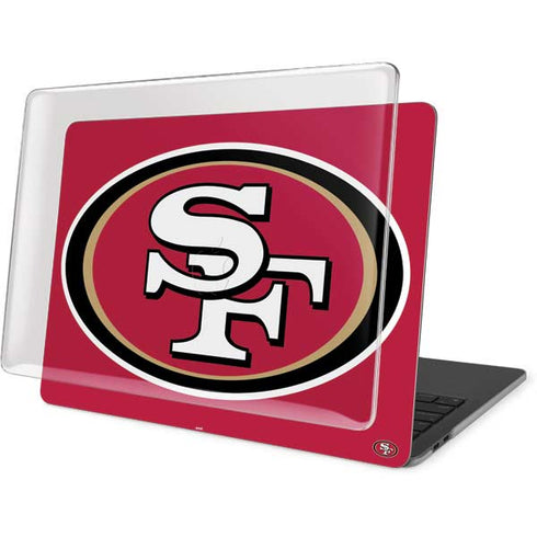 NFL San Francisco 49ers Large Logo MacBook Pro 13in (2020) Case plus Skin